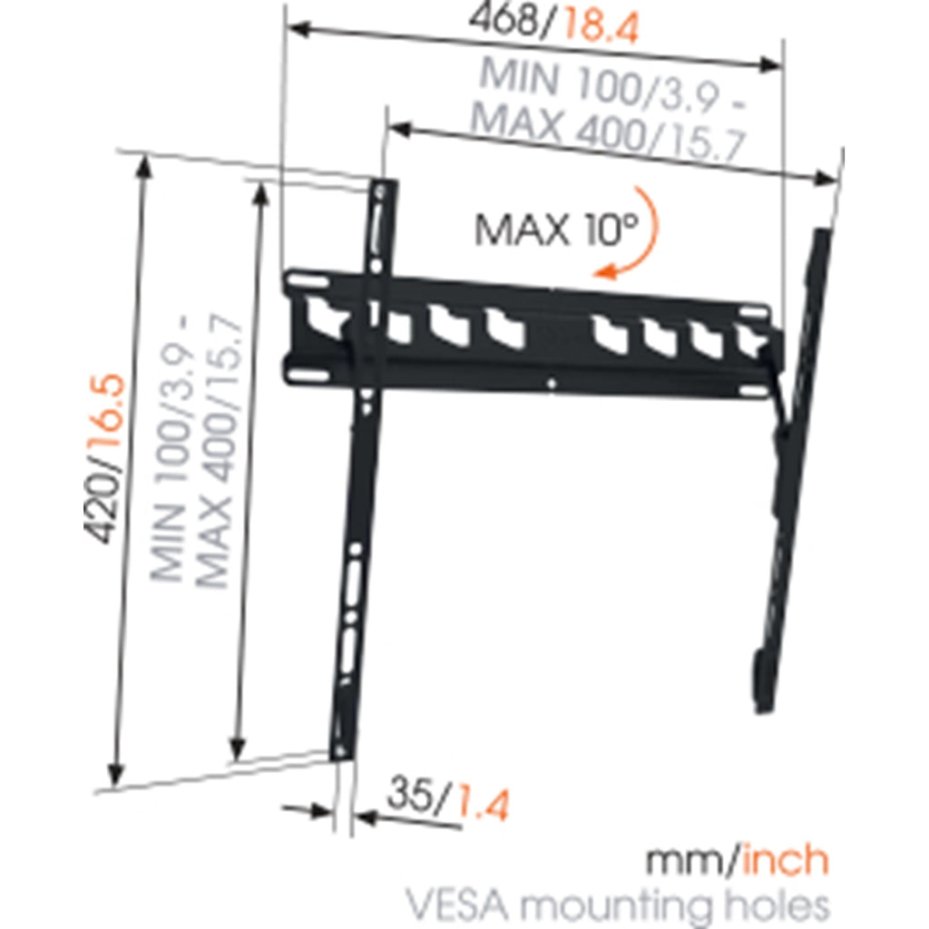 Vogels Support TV inclinable - VOG-MA3010