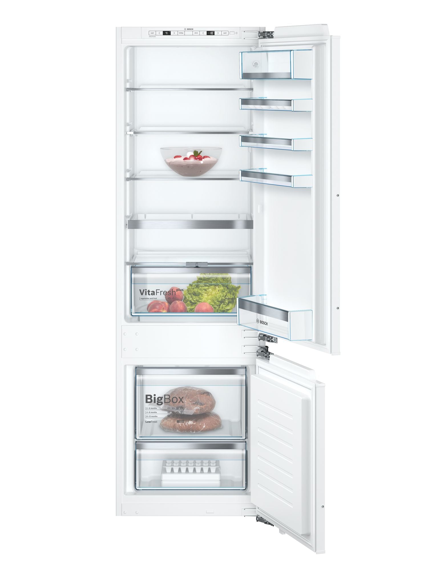 Bosch Bosch Serie 6 KIS87AFE0 réfrigérateur-congélateur Intégré 272 L Blanc