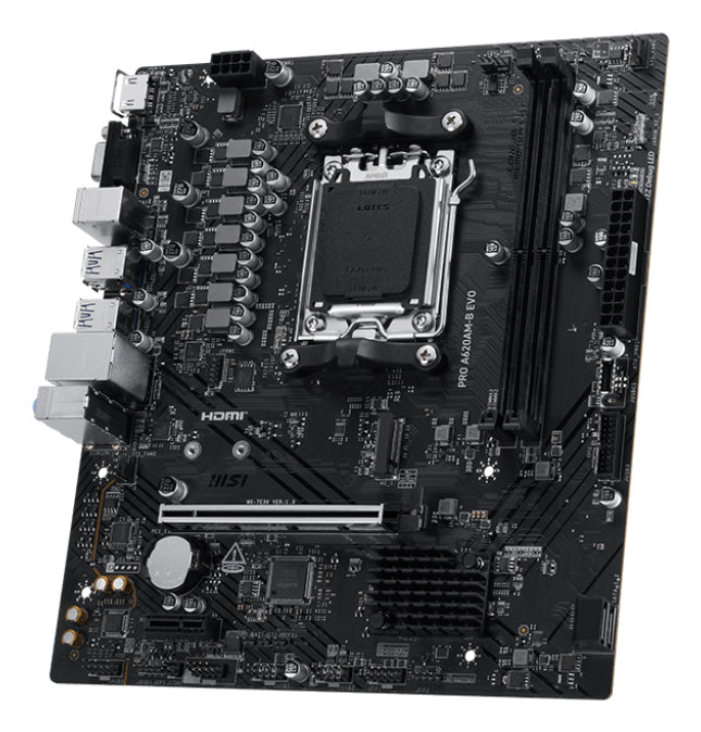 MSI PRO A620AM-B EVO carte mère AMD A620A Emplacement AM5 ATX