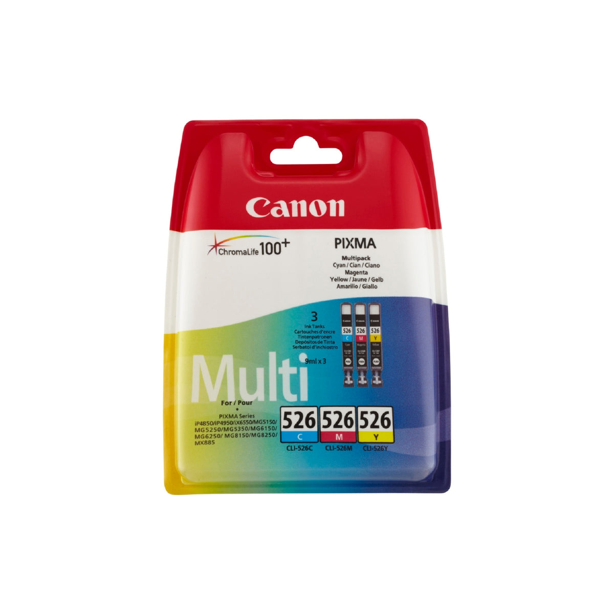 Canon Pack de cartouches d'origine 3 couleurs CLI-526