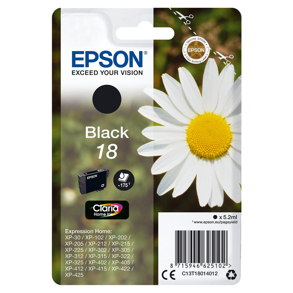 Epson Cartouche d'encre d'origine noir T1801