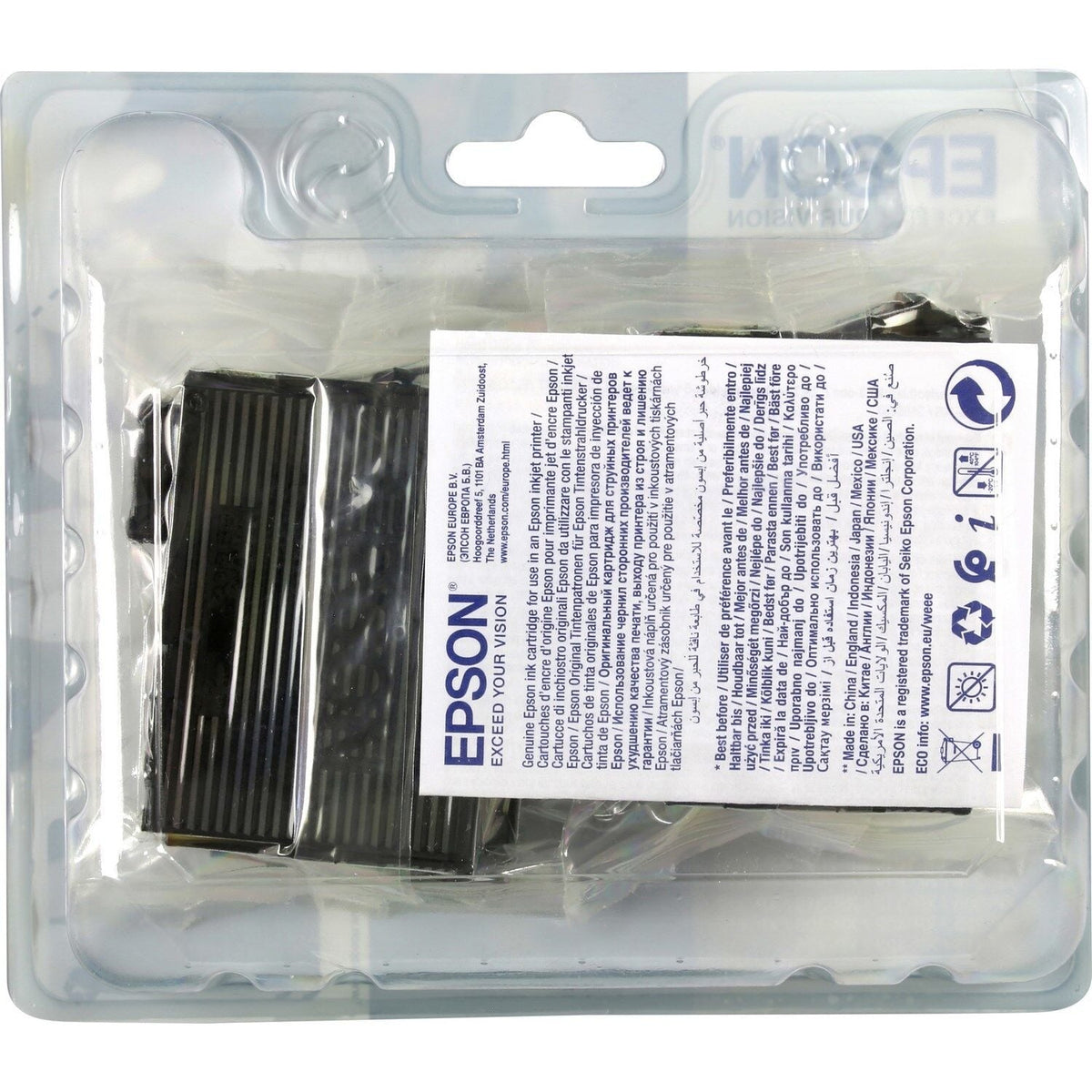 Epson Pack de cartouches d'encre d'origine noir + 3 couleurs 18