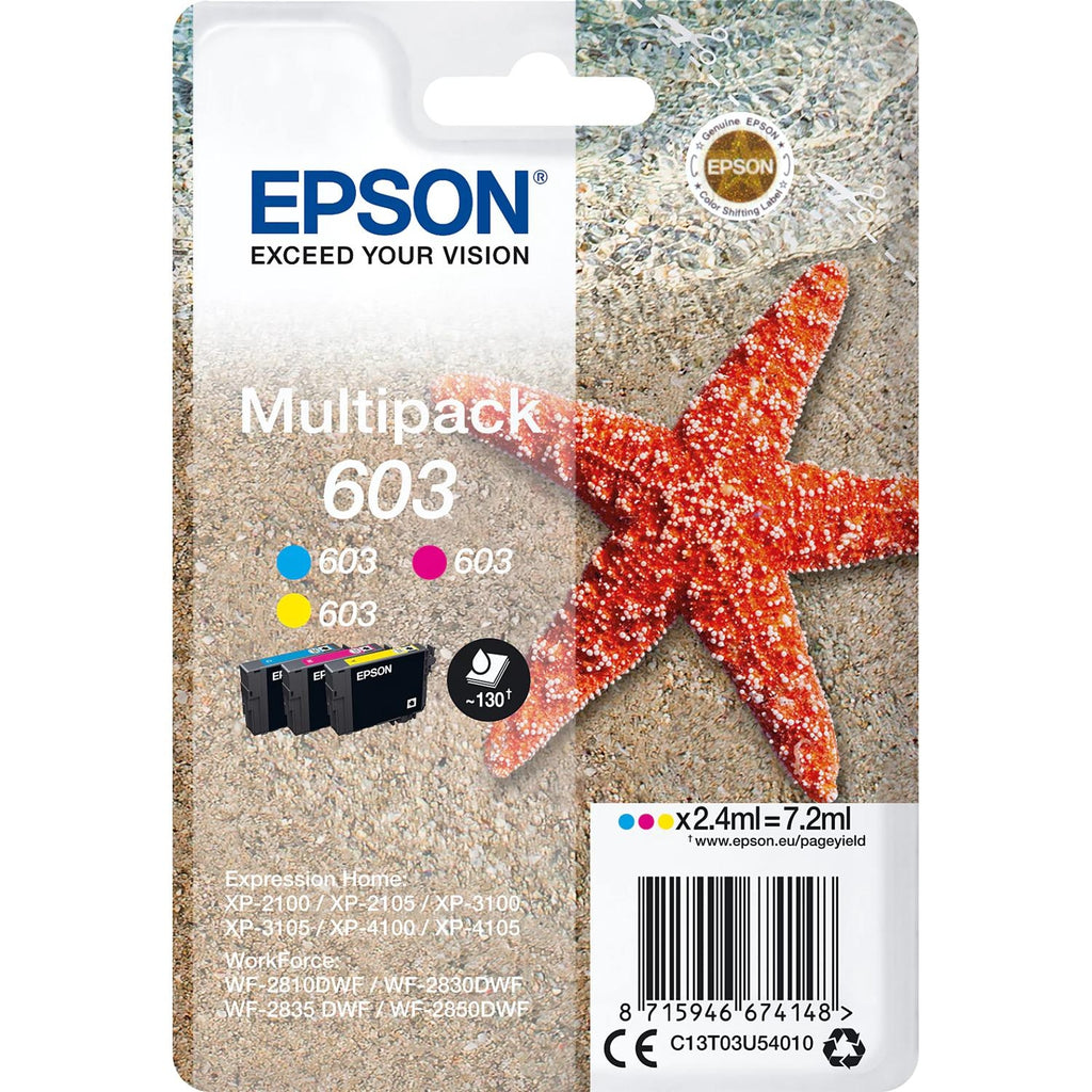 Epson Cartouche d'encre 603 Etoile de mer - Couleurs