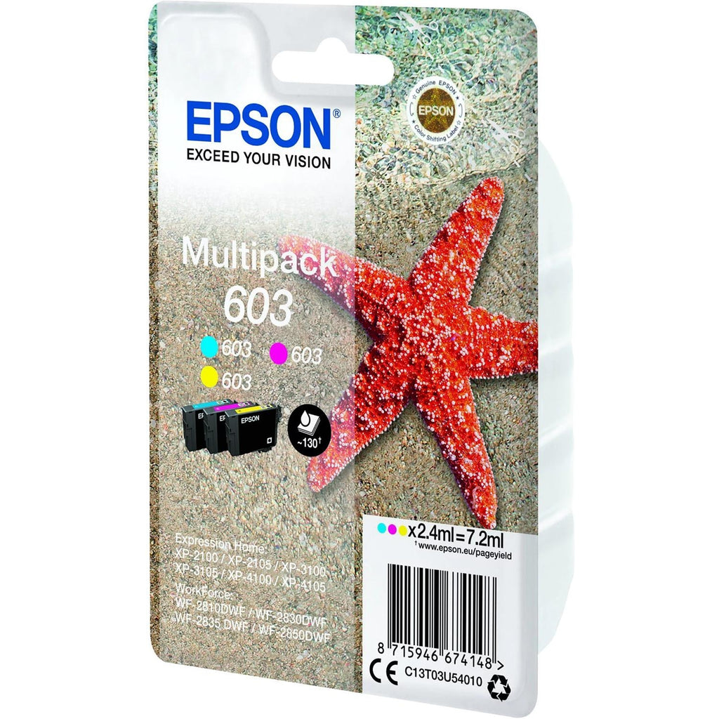 Epson Cartouche d'encre 603 Etoile de mer - Couleurs