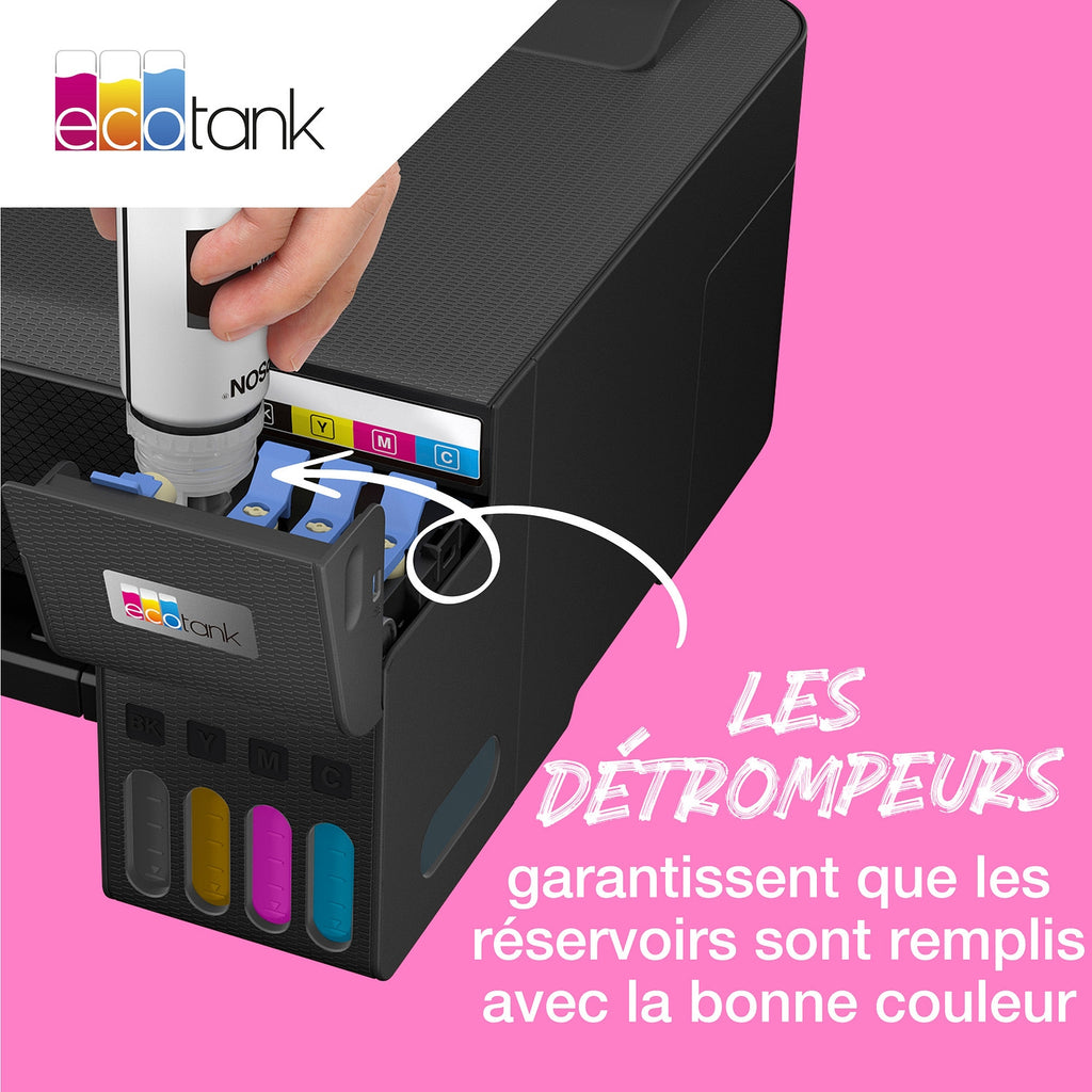 Epson Pack de cartouches d'encre d'origine noir + 3 couleurs EcoTank 104