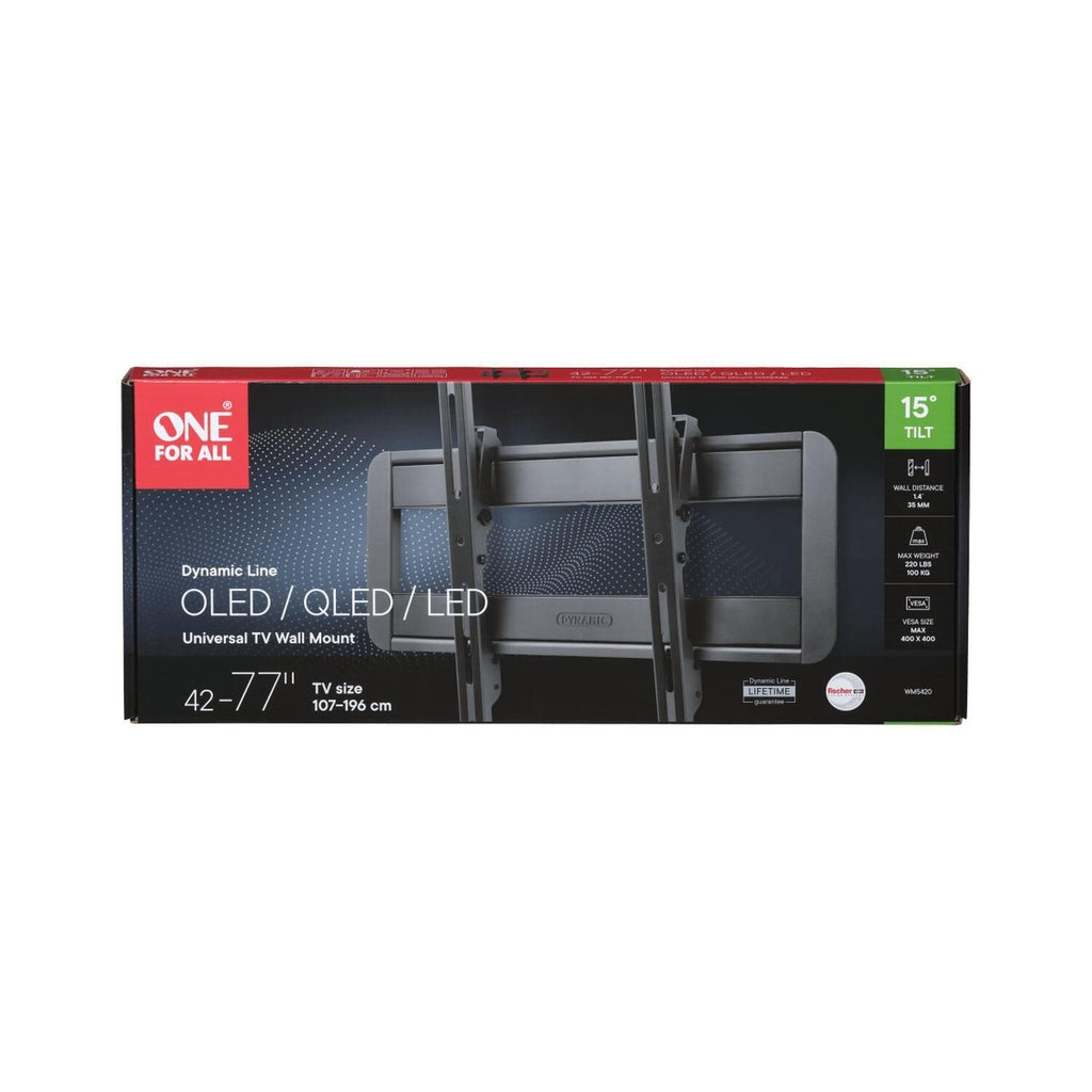 Oneforall Support TV mural inclinable - WM5420 - Noir