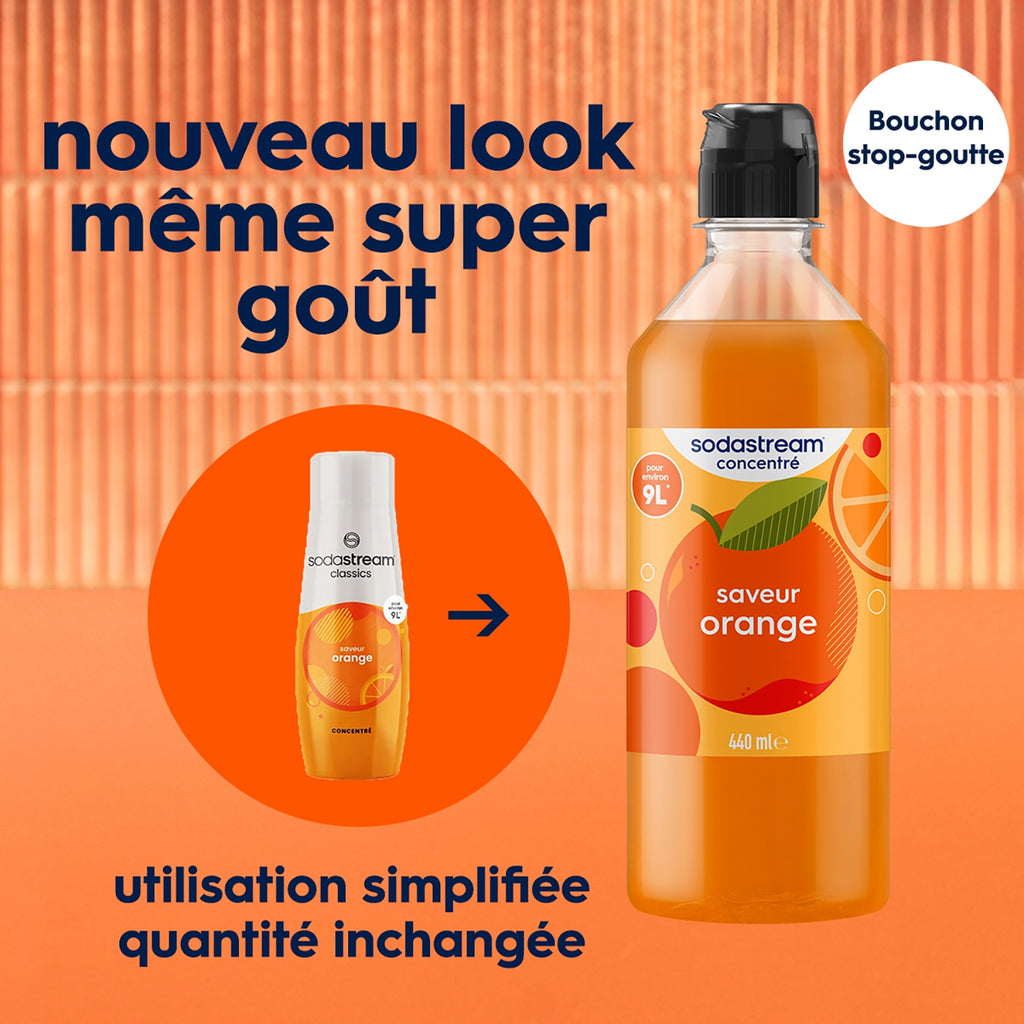 Sodastream Concentré Orange 440ml