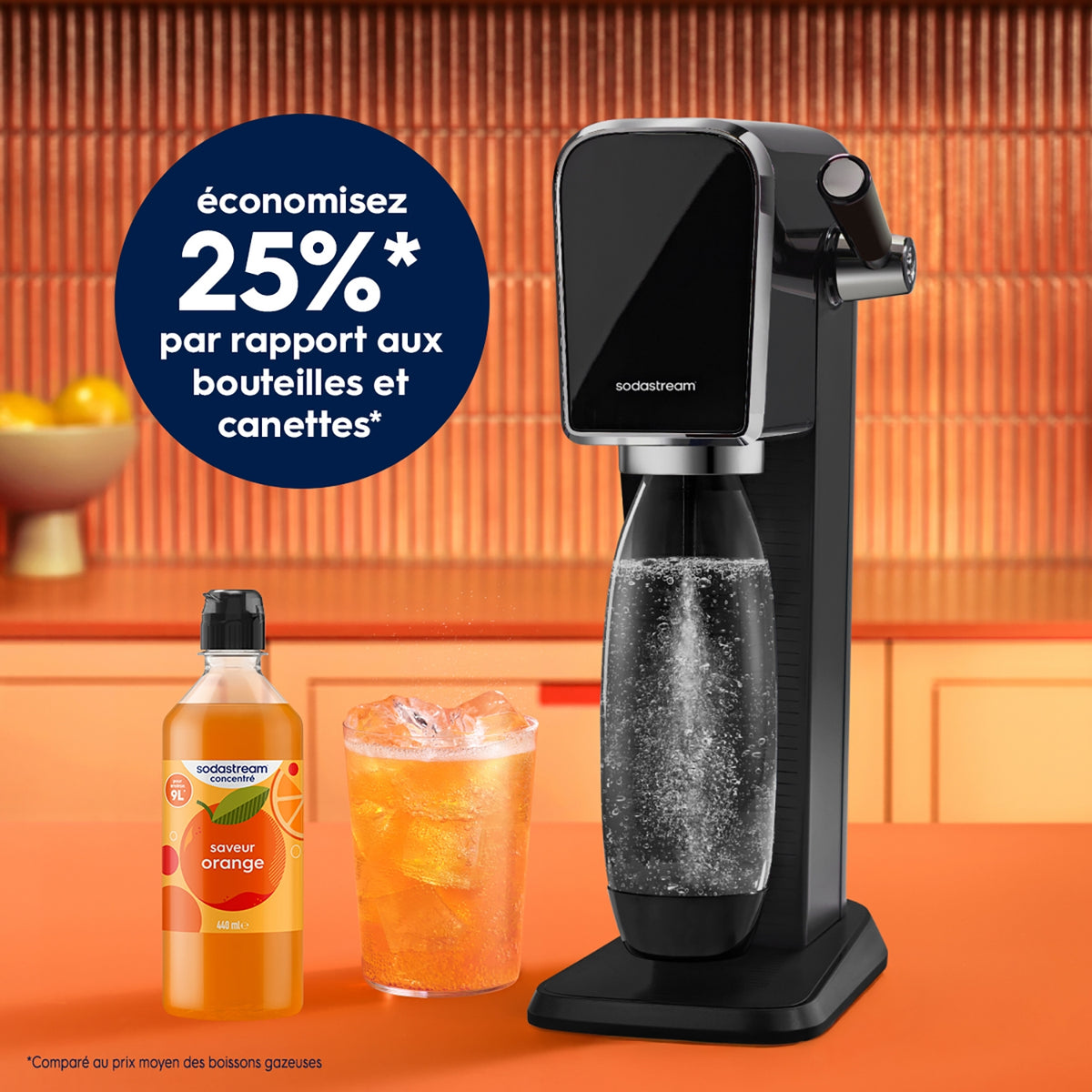 Sodastream Concentré Orange 440ml