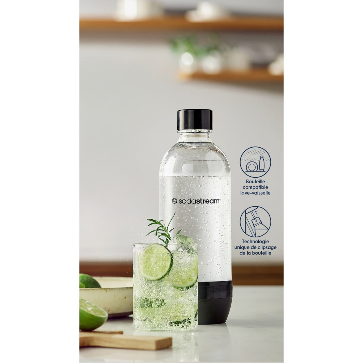Sodastream Bouteille de gazéification 1L