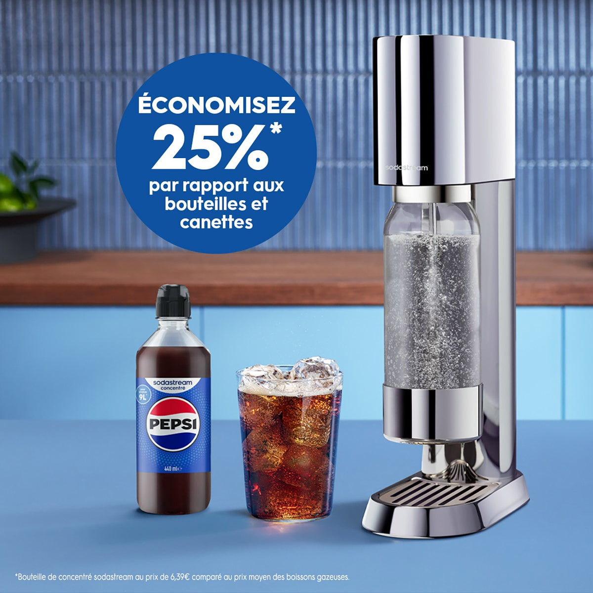 Sodastream Concentré Pepsi - 440 ml