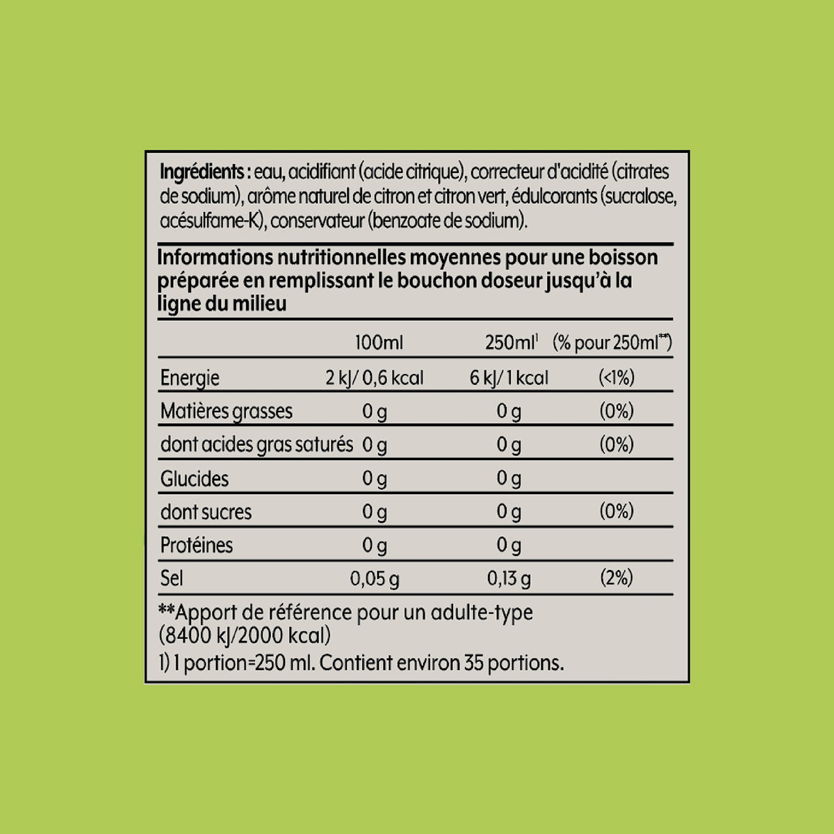 Sodastream Concentré 7Up zéro sucres 440 ml