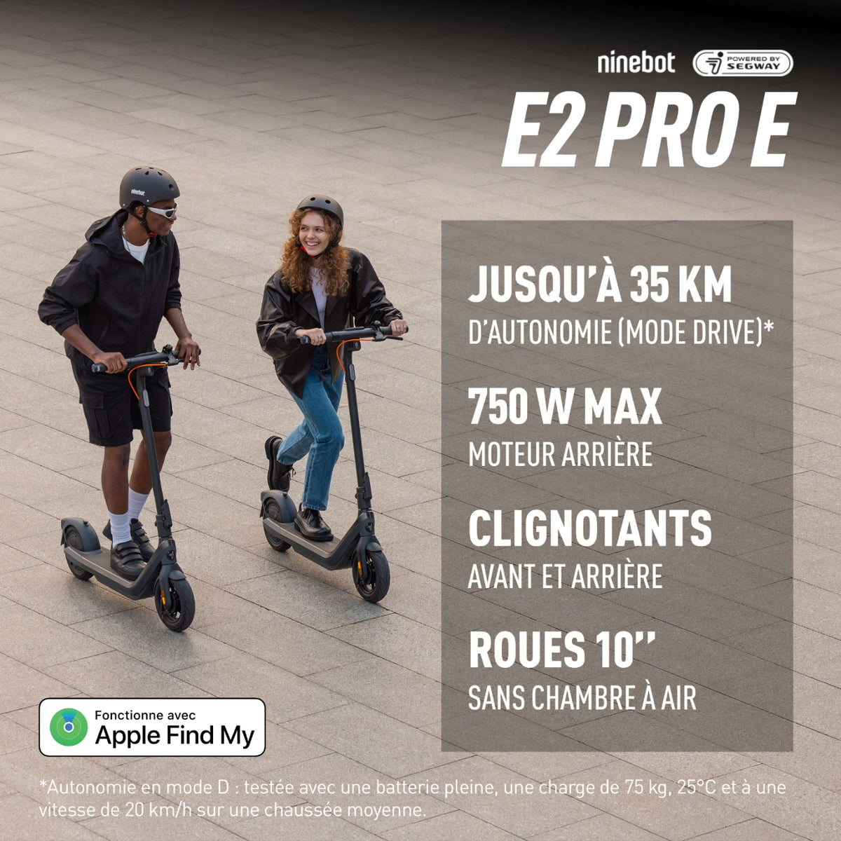 Segway Trottinette électrique Ninebot KickScooter E2 Pro