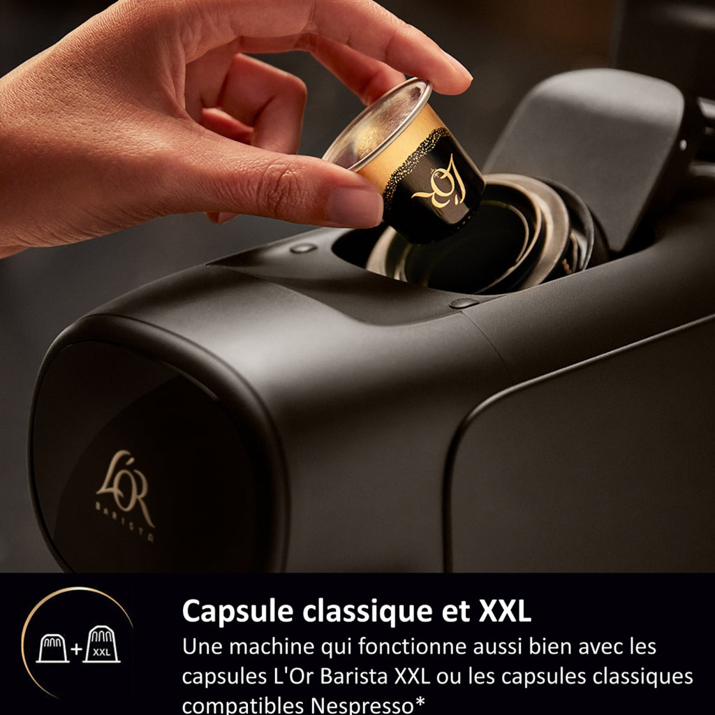 Philips Cafetière à capsules L'Or Barista LM9012/60 machine à café Sublime Noire