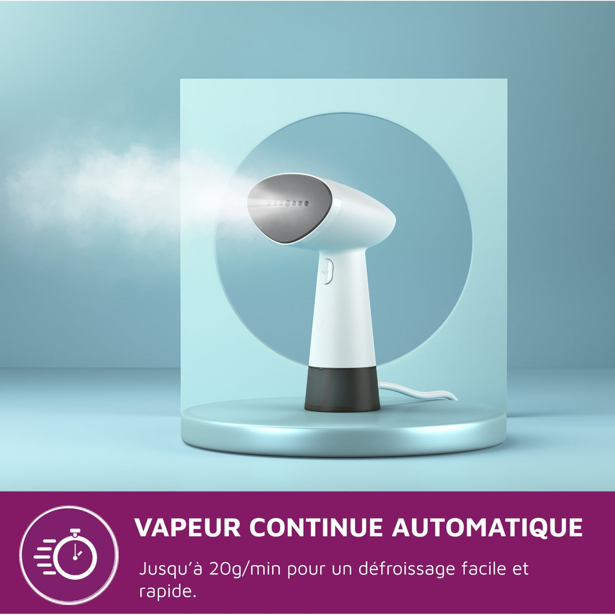 Philips Défroisseur à main STH1010/10 Steamer Blanc Série 1000