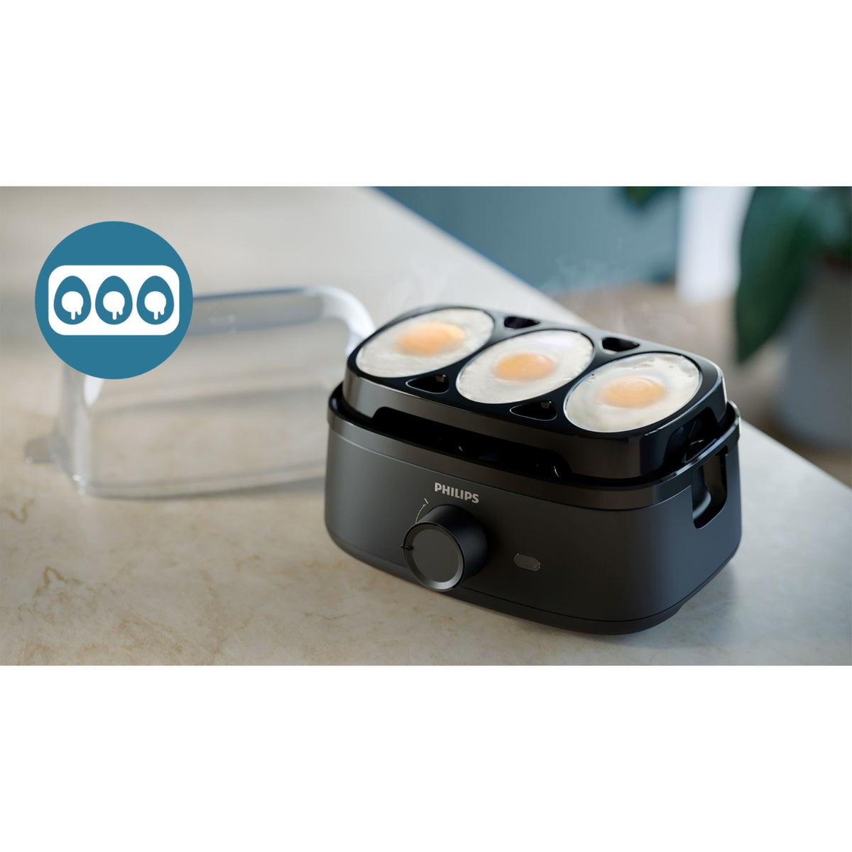 Philips Cuiseur à oeufs 400W - HD9137/90