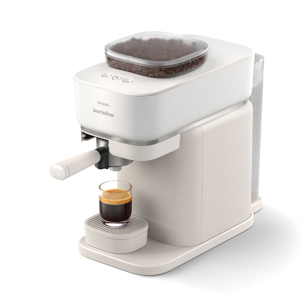 Philips Machine à café avec broyeur Baristina BAR300/00 Blanc