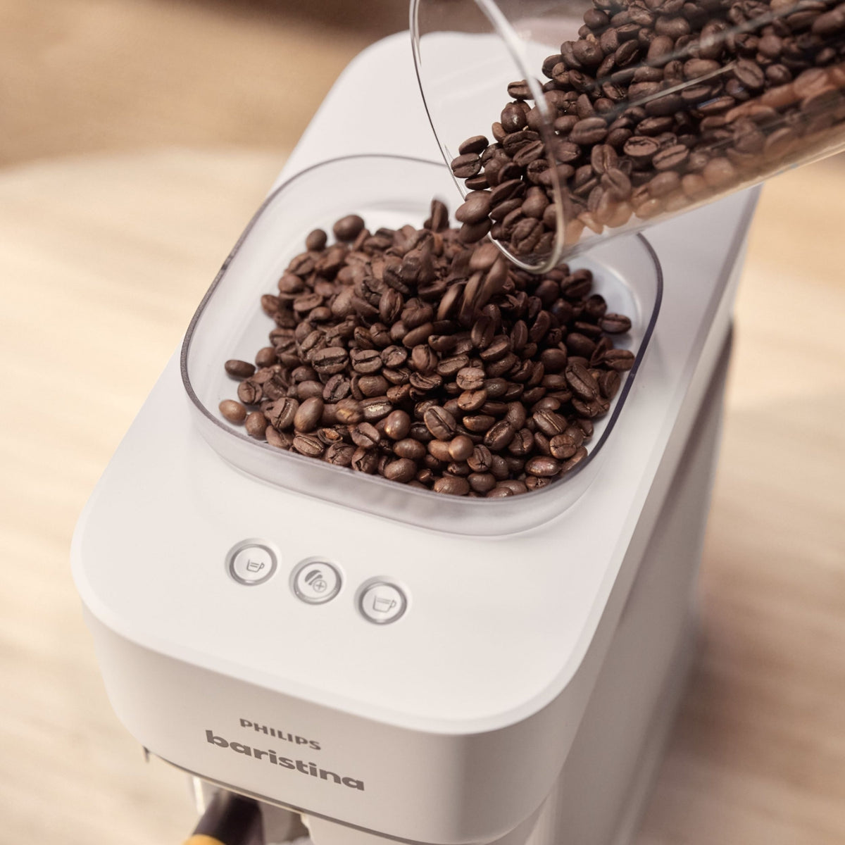 Philips Machine à café avec broyeur Baristina BAR300/00 Blanc