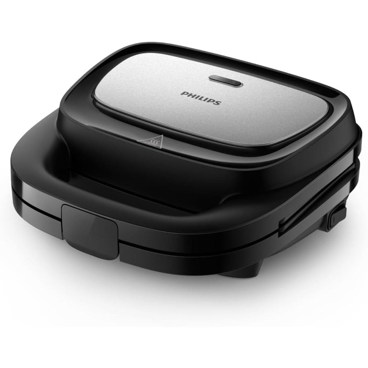 Philips Croque monsieur 3 en 1 HD2350/80 toaster & gaufrier Noir/métal