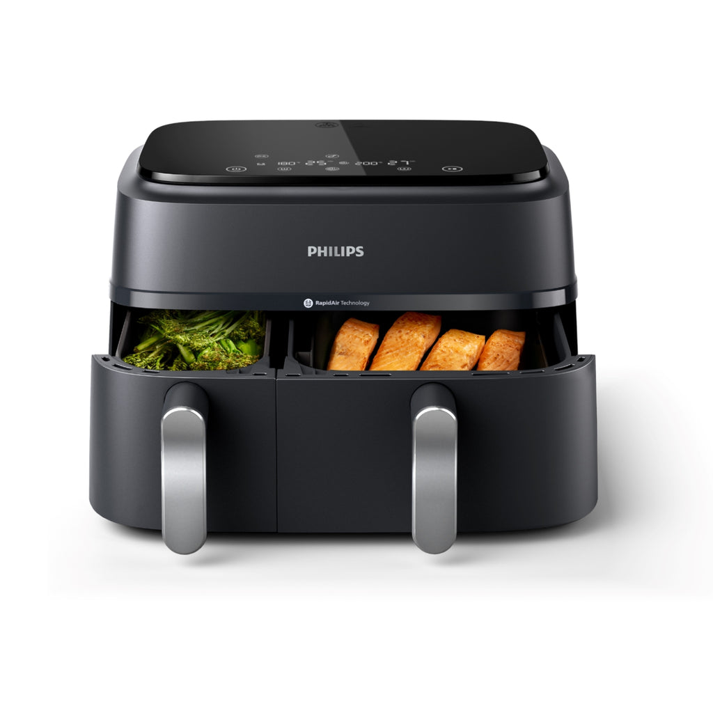Philips Friteuse sans huile NA351/00 Airfryer noir 9L double panier Série 3000