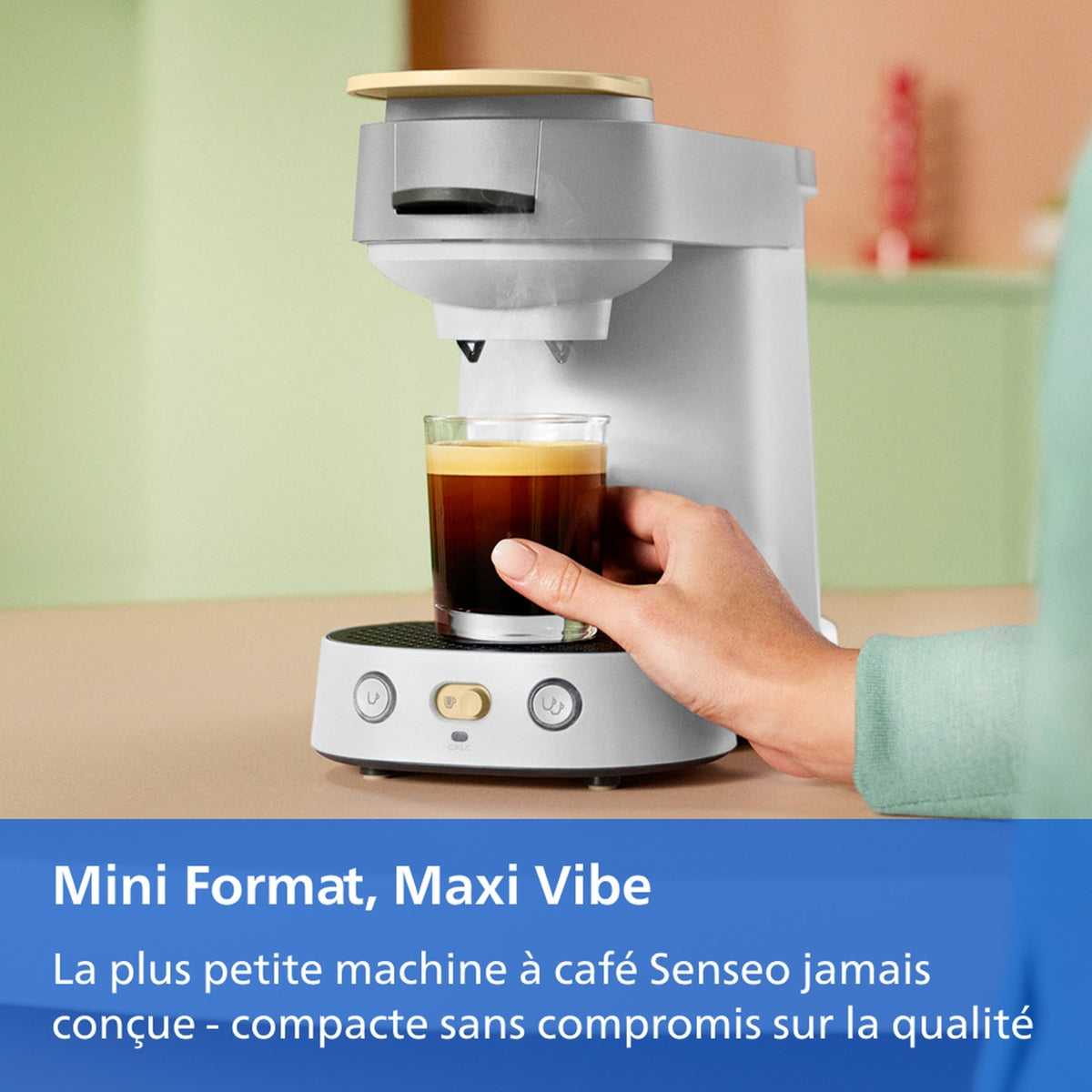 Philips Cafetière à dosette Senseo Vibe CSA225/51 Blanc