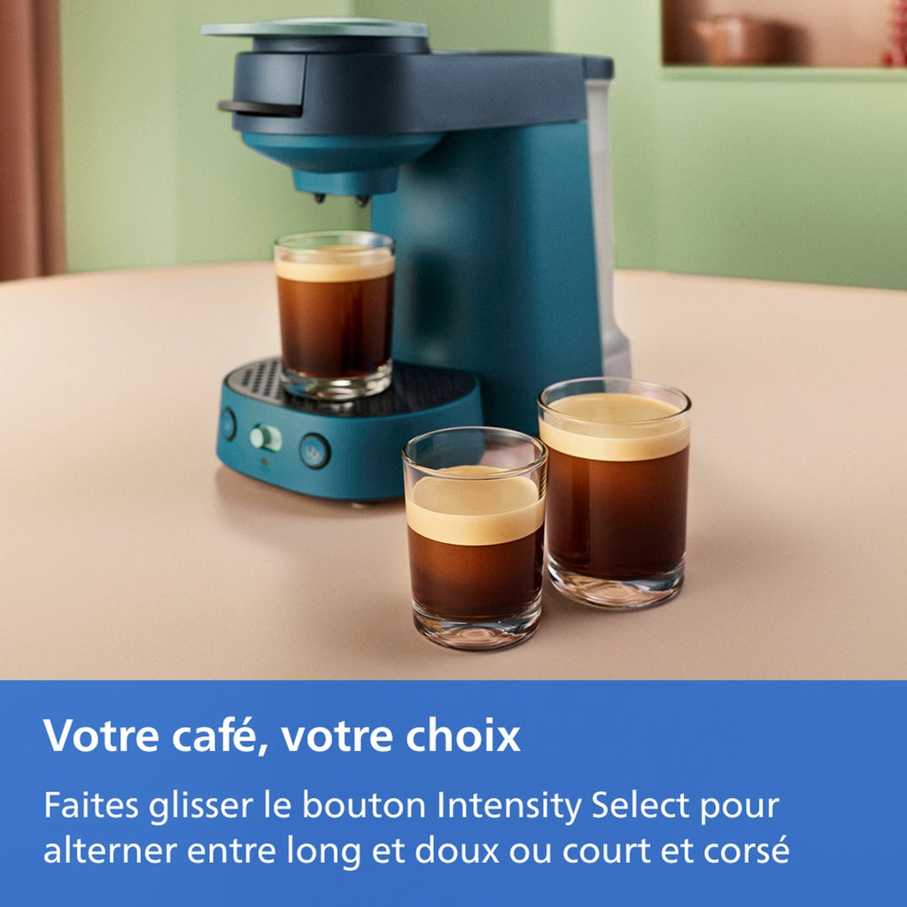 Philips Cafetière à dosette Senseo Vibe CSA225/01 Bleu