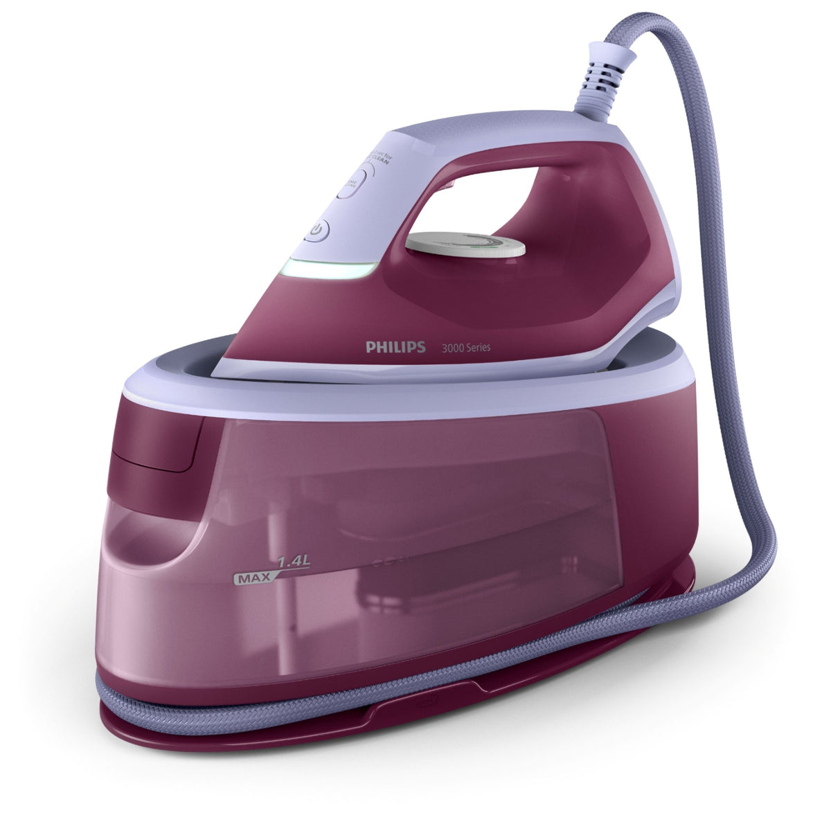 Philips Centrale vapeur PSG3001/30 Violet 1.4L Série 3000