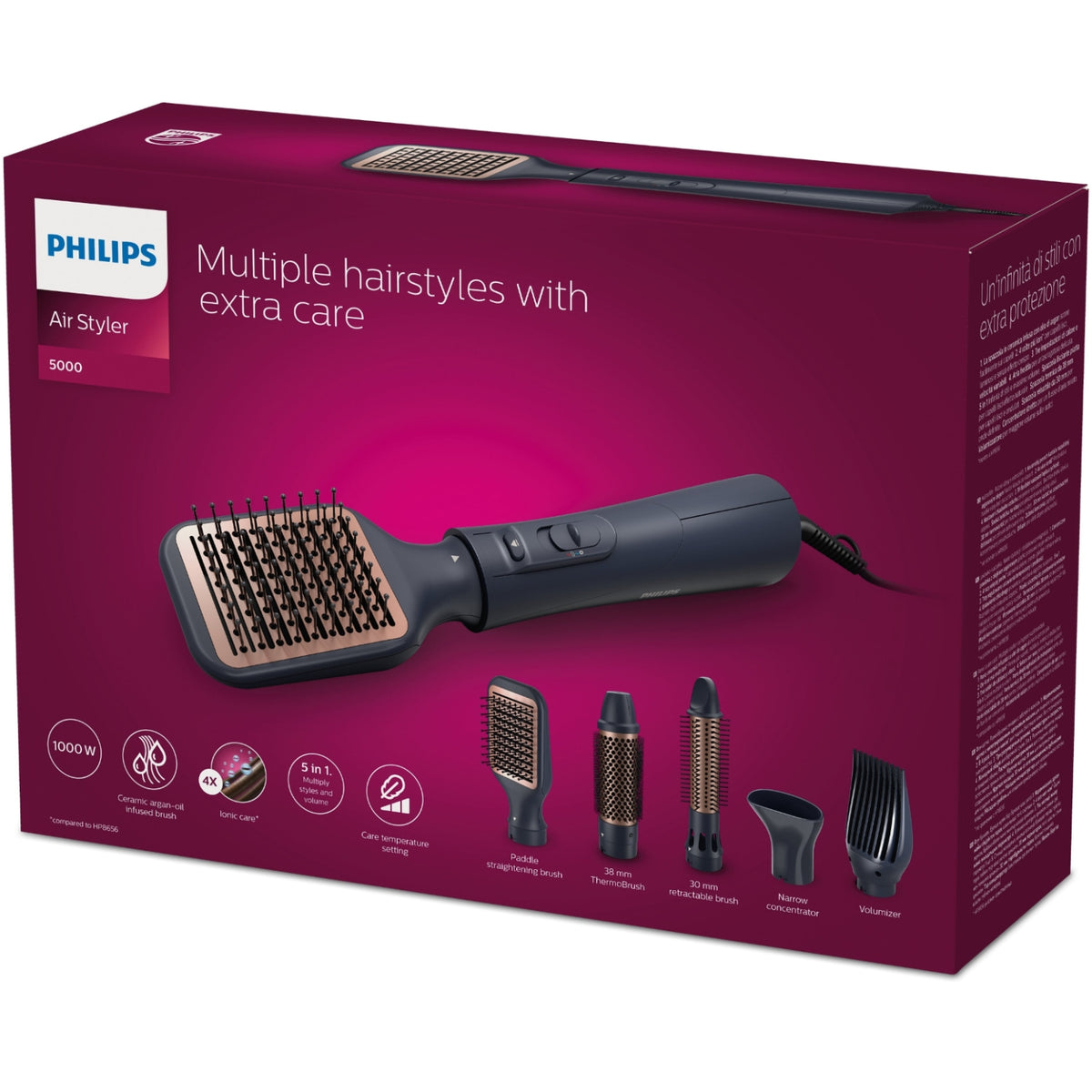 Philips Brosse soufflante BHA530/00