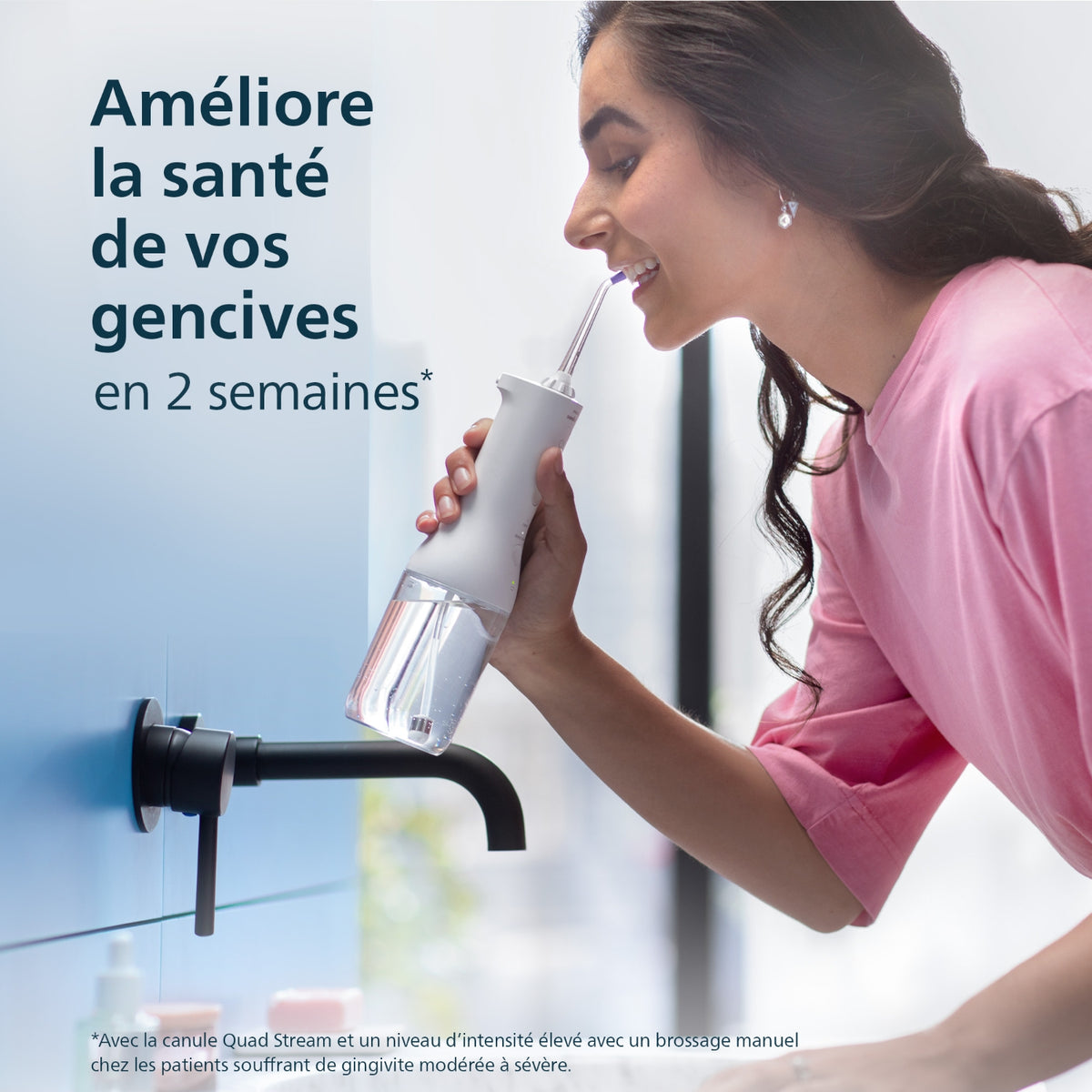 Philips Jet dentaire sans fil Sonicare Serie 3000 HX3826/31
