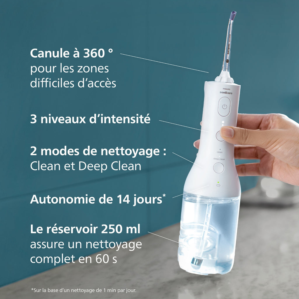 Philips Jet dentaire sans fil Sonicare Serie 3000 HX3826/31