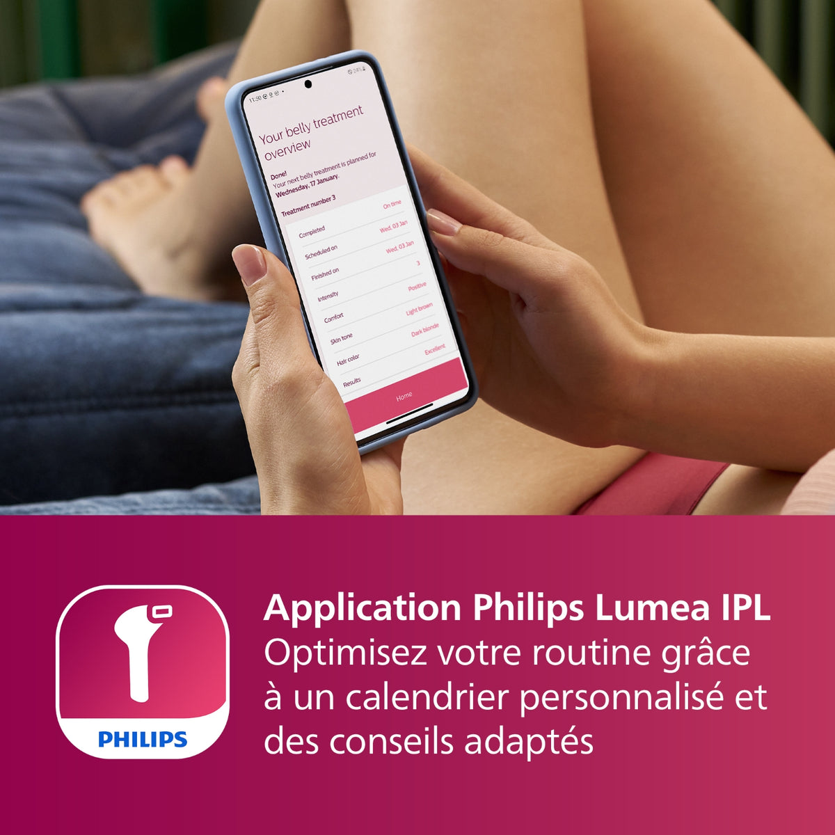 Philips Epilateur Lumière Pulsée BRI924/00