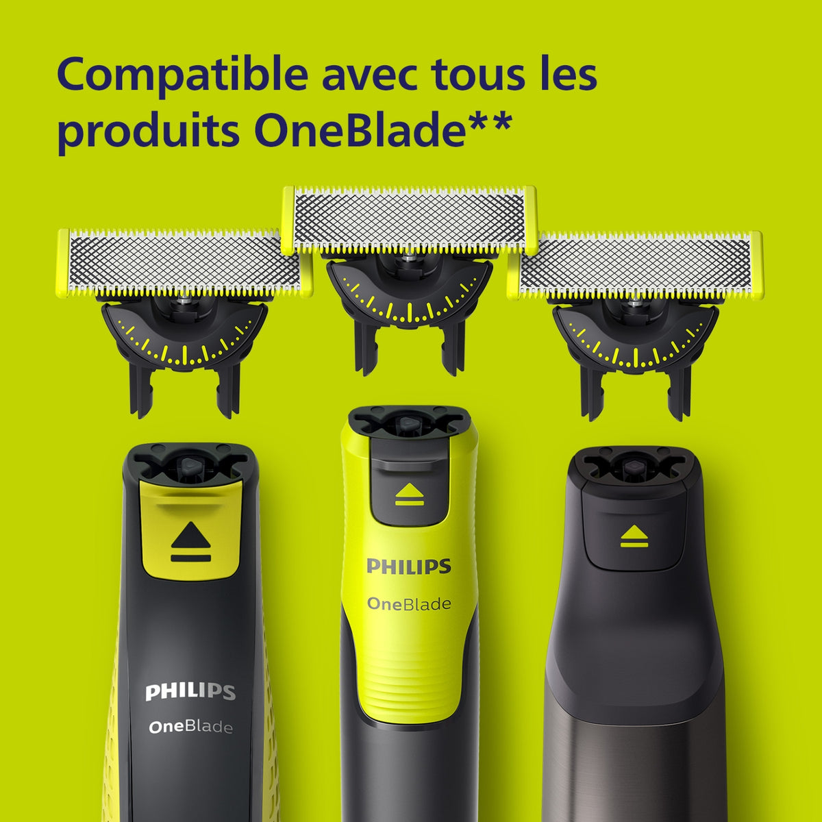 Philips Recharge de rasoir 2 lames 360 Blade QP420/55