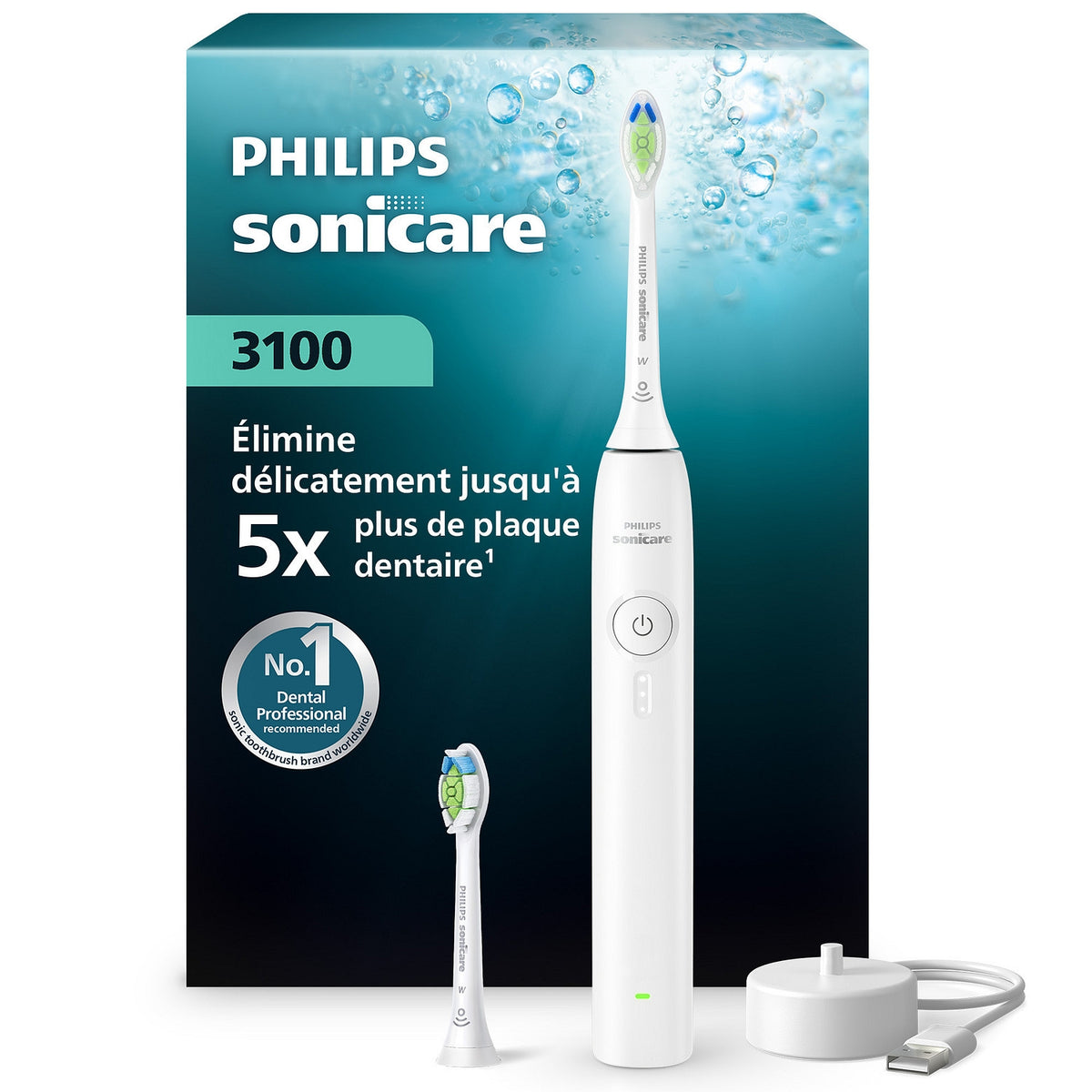 Philips Brosse à dent électrique Rechargeable Serie 3100 - HX4032/21