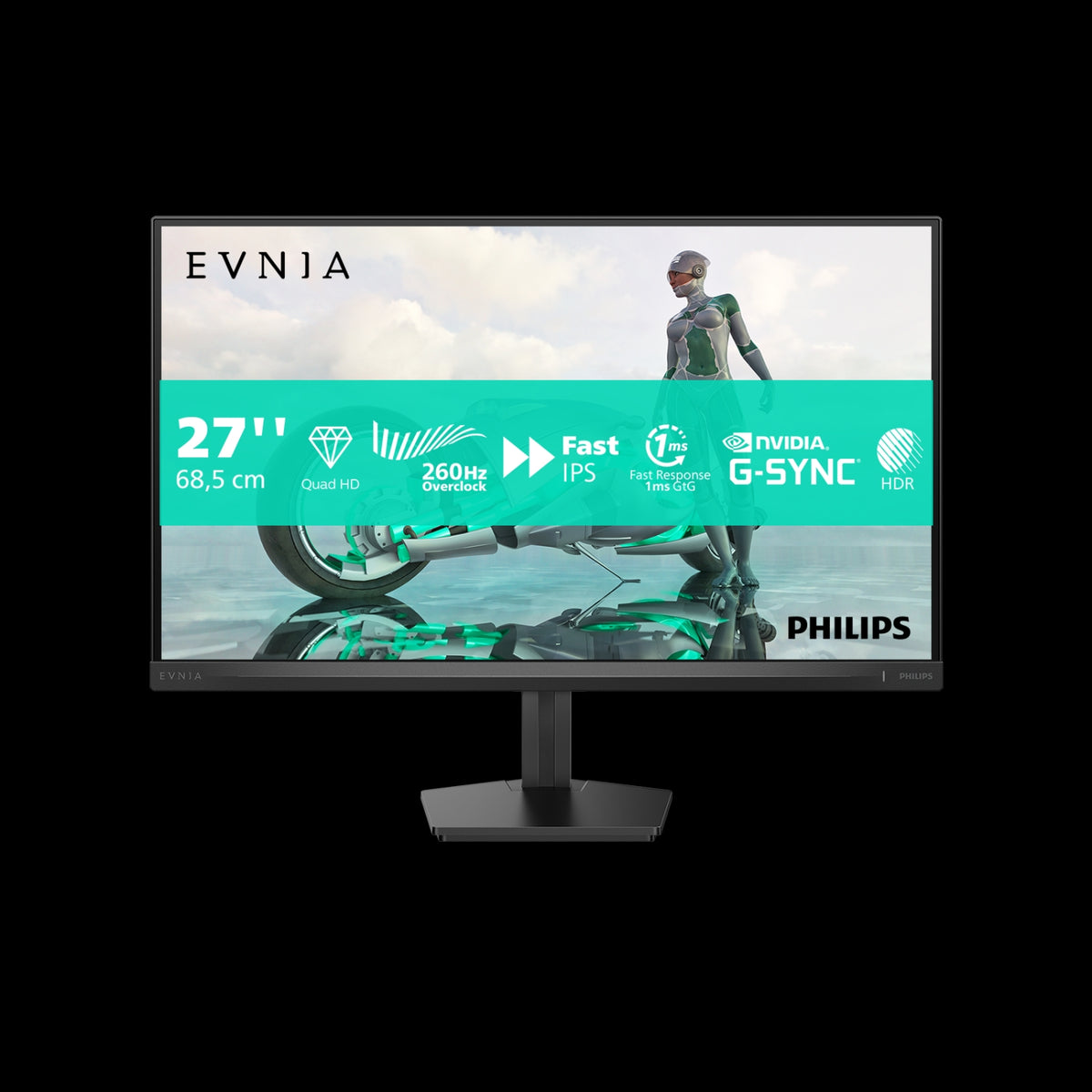 Philips Ecran PC plat gamer 27'' 27M2N3500PF