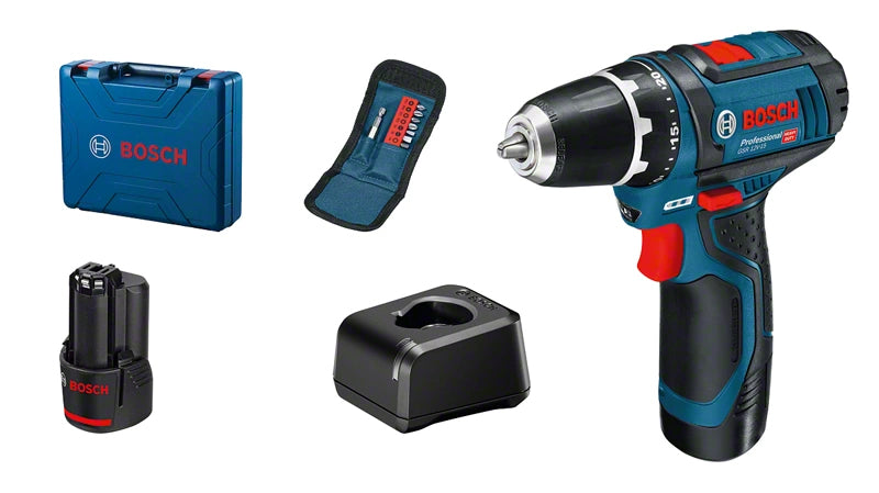 Bosch Bosch GSR 12V-15 Noir, Bleu, Orange