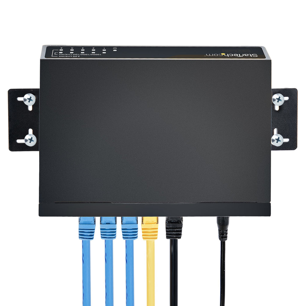 StarTech.com Commutateur Ethernet 2.5G Non Géré 5 Ports Multi-Gigabit Rail DIN et Montage Mural