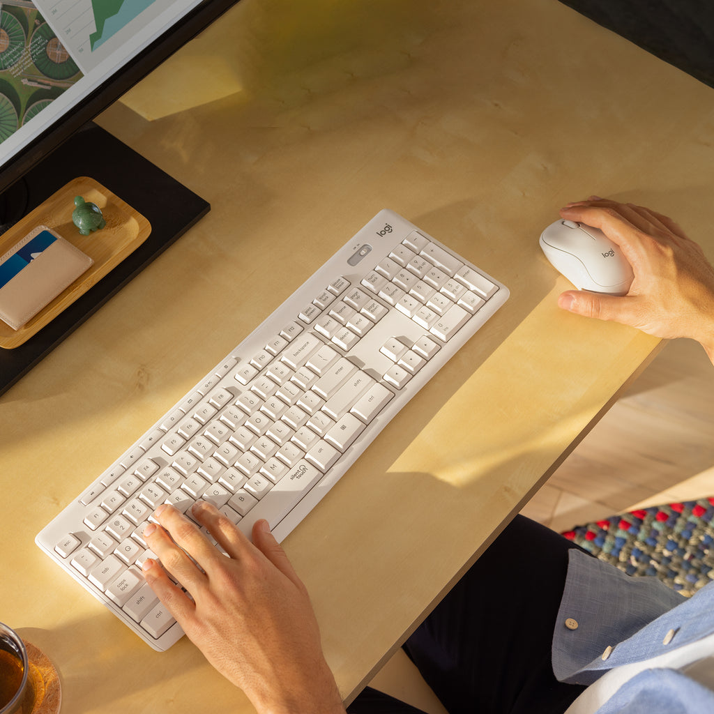 Logitech MK295 Silent Sæt med mus og tastatur Trådløs US International