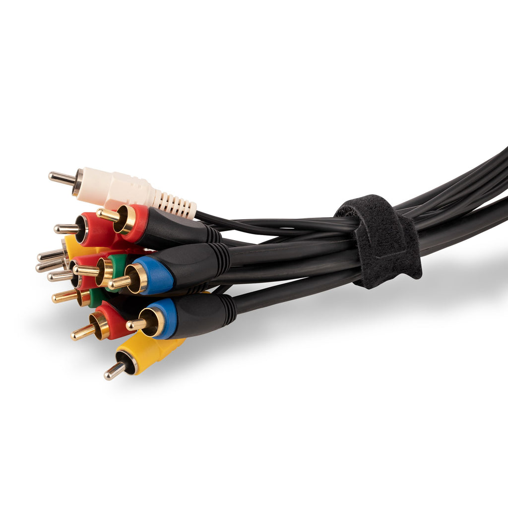 StarTech.com Attaches de Câbles Auto-Agrippantes 15cm, Lot de 50, Noir, Réutilisables et Adhésives