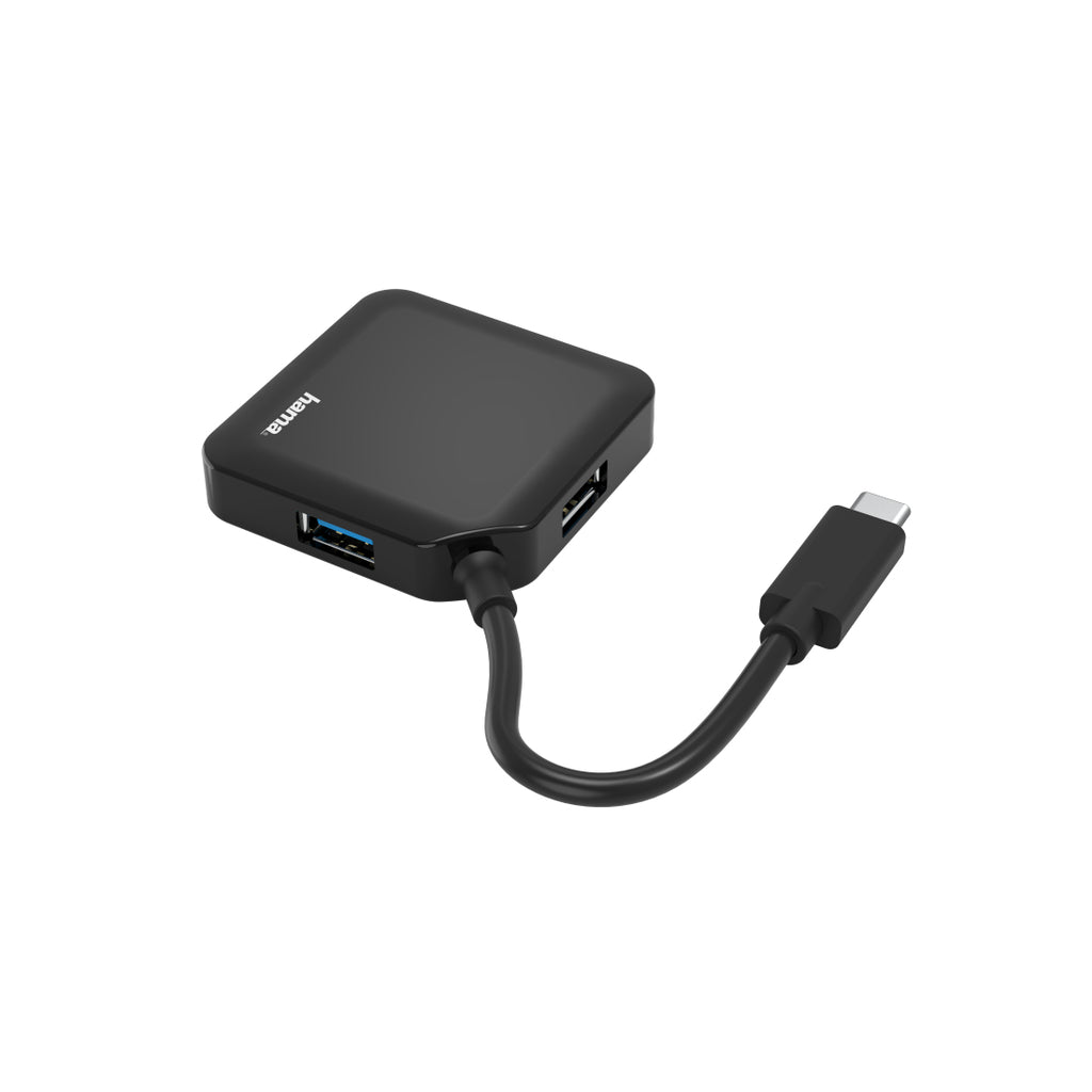 Hama 00200112 hub & concentrateur USB 3.2 Gen 1 (3.1 Gen 1) Type-C 5000 Mbit/s Noir