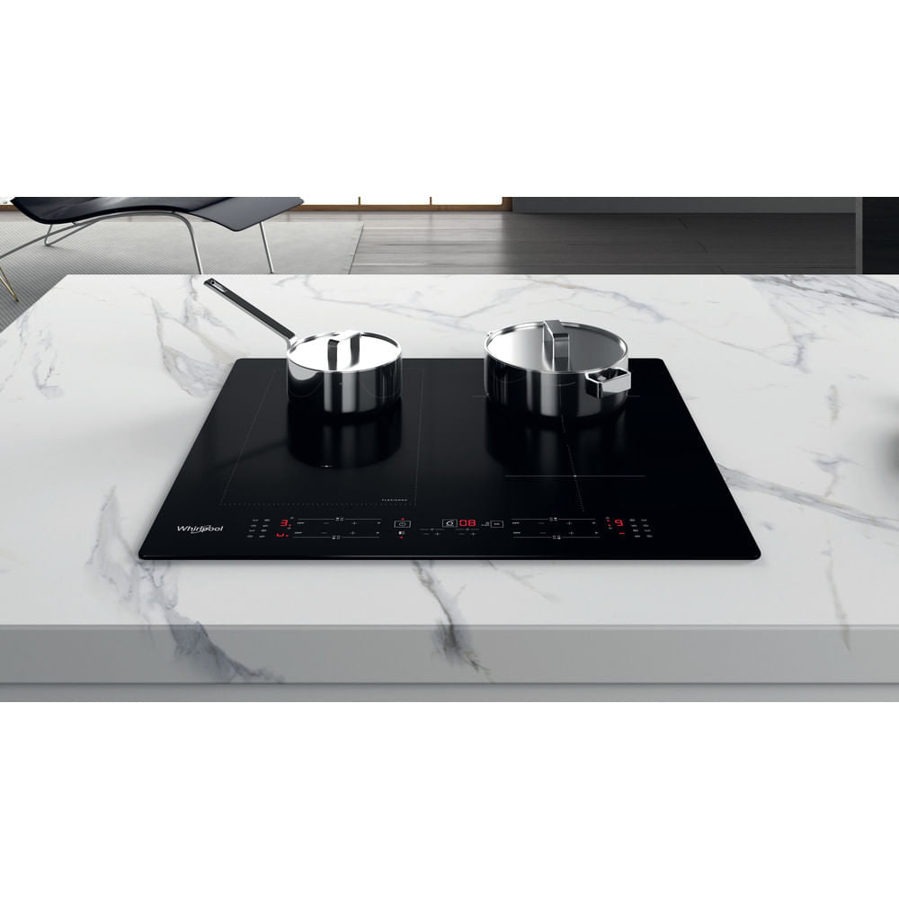 Whirlpool WL B8160 NE Noir Intégré 59 cm Plaque avec zone à induction 4 zone(s)