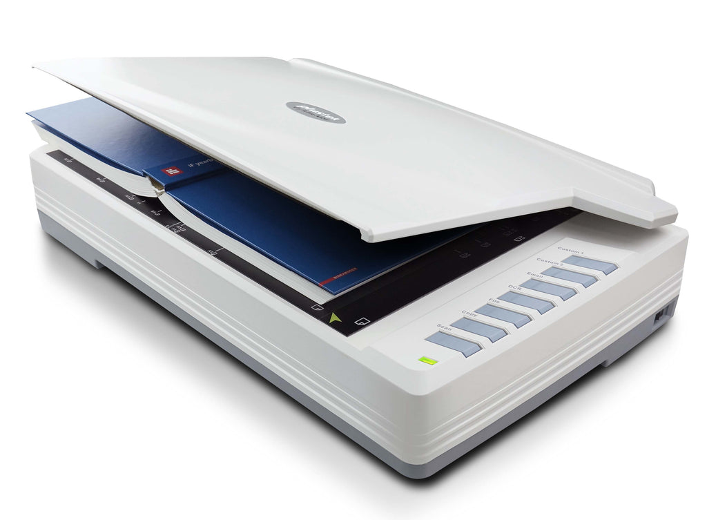 Plustek A320E Scanner à plat 800 x 800 DPI A3 Blanc