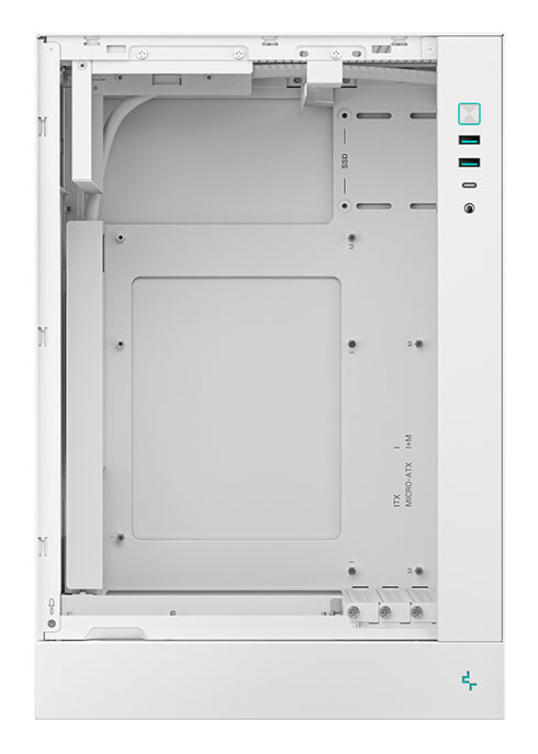 DeepCool CH170 Plus WH Boîtier PC Micro ATX, Blanc