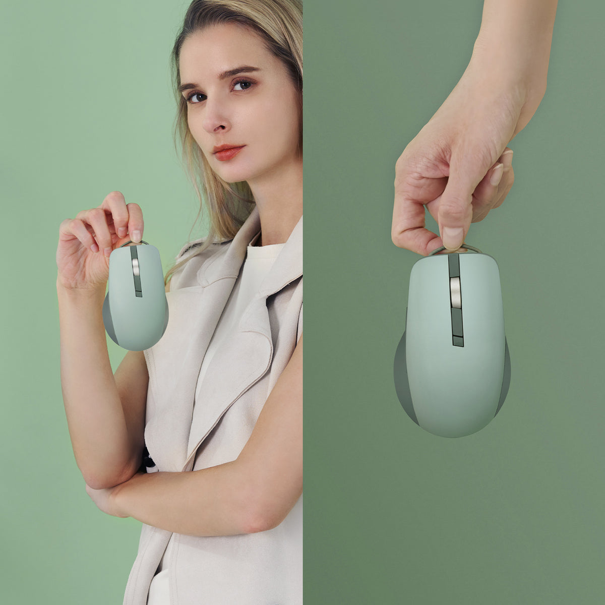 ASUS SmartO Mouse MD200 Silent Plus souris Bureau Ambidextre RF sans fil + Bluetooth Optique 4200 DPI