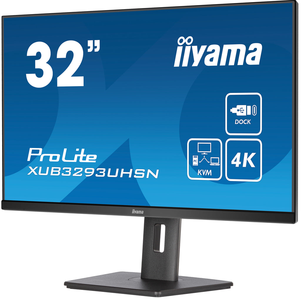 iiyama ProLite XUB3293UHSN-B5 écran plat de PC 80 cm (31.5") 3840 x 2160 pixels 4K Ultra HD LCD Noir - vue 4