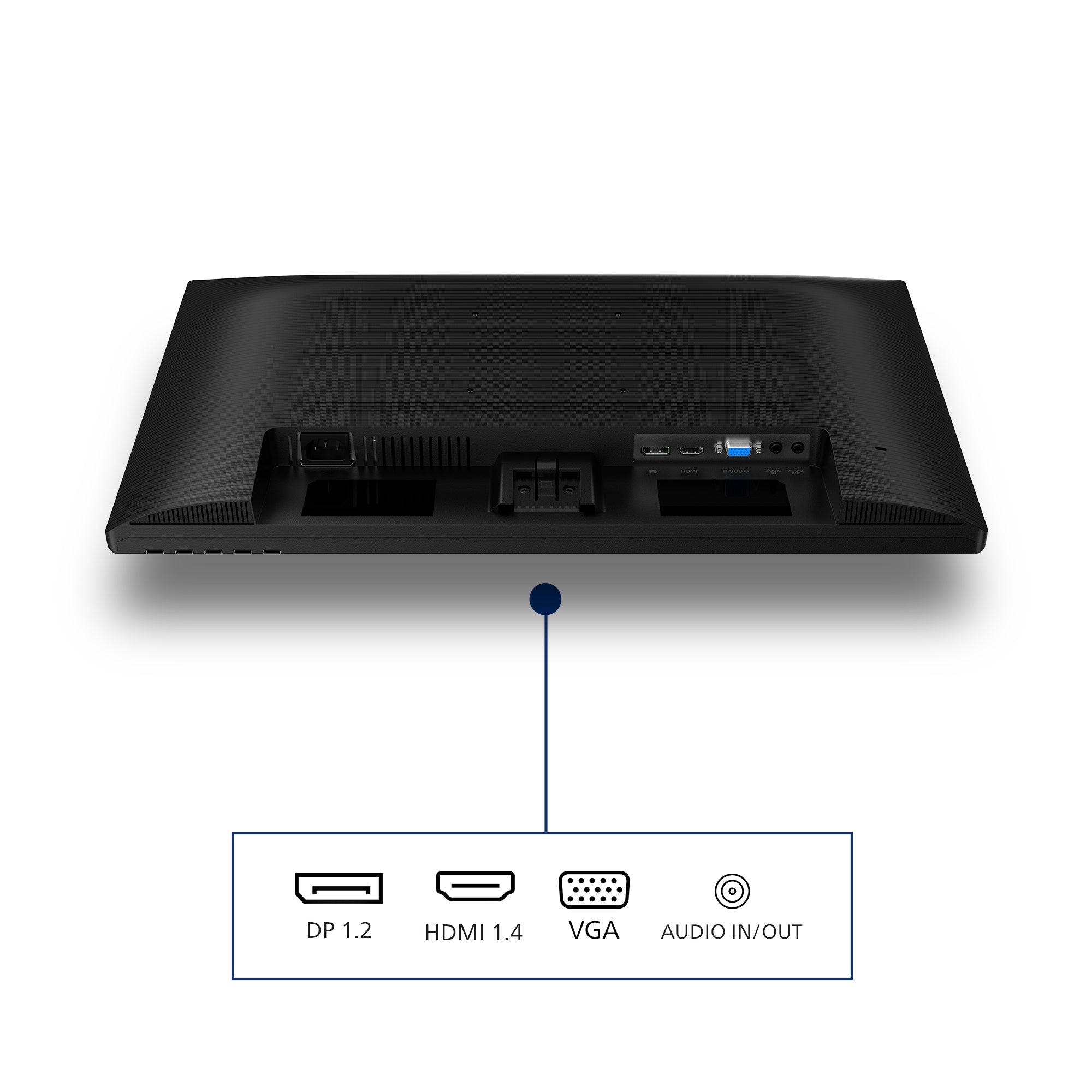 Philips 2000 series 24B2N2200/00 écran plat de PC 60,5 cm (23.8") 1920 x 1080 pixels Full HD LCD Noir