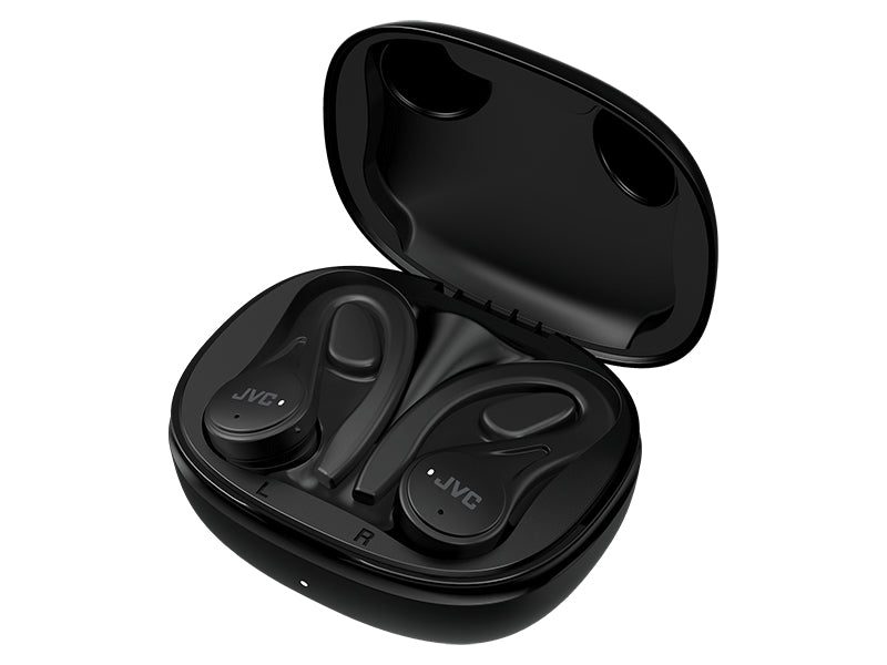JVC HA-EC25T Casque True Wireless Stereo (TWS) Crochets auriculaires, Ecouteurs Appels/Musique Bluetooth Noir