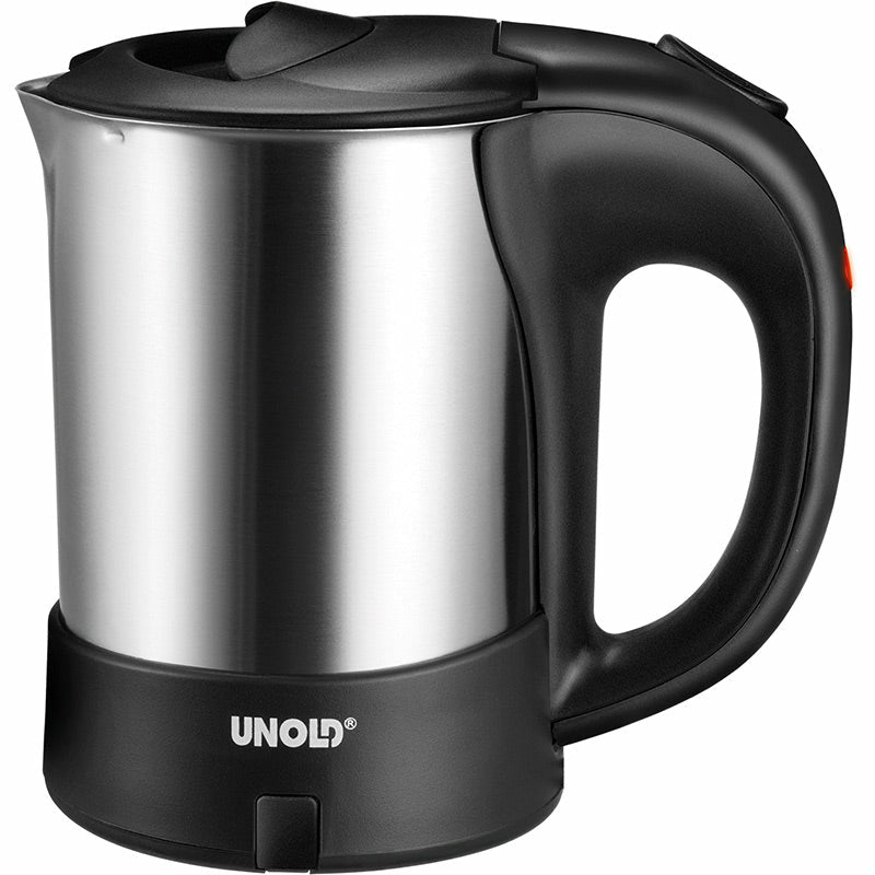 Unold 18575 bouilloire 0,5 L 1000 W Noir, Acier inoxydable