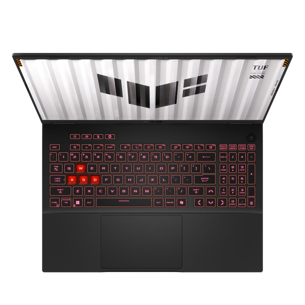 ASUS TUF Gaming A16 FA608UP-RV019W AMD Ryzen™ 7 260 Ordinateur portable 40,6 cm (16") WUXGA 32 Go DDR5-SDRAM 1 To SSD NVIDIA GeForce RTX 5070 Wi-Fi 6E (802.11ax) Windows 11 Home Allemand Gris