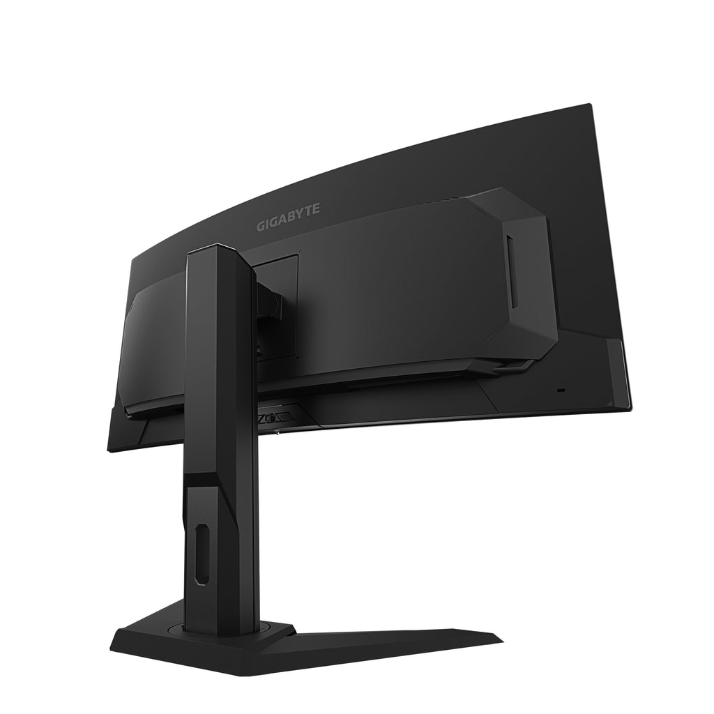 GIGABYTE Moniteur de jeu courbé OLED WQHD MO34WQC2 de 34" - 3440 x 1440, 240Hz, 0.03ms, KVM, 250 cd/m², FreeSync Premium Pro, DisplayHDR True Black 400, HDMI 2.1, Displayport 1.4
