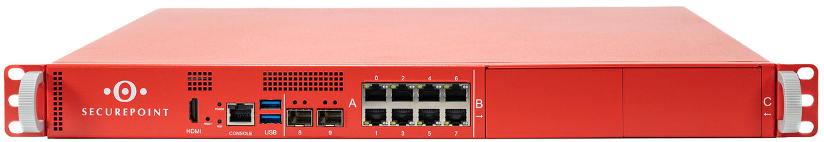 Pare-feu Matériel Securepoint RC1000RR G6 1U 59 Gbit/s