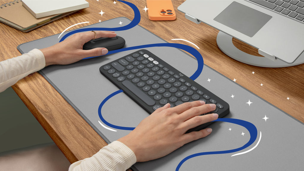Logitech Pebble 2 Combo - Ensemble Clavier et Souris Sans Fil, Disposition US International